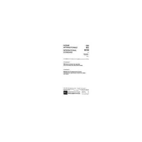 IEC 60100 Amd.1 Ed. 2.0 b:1969