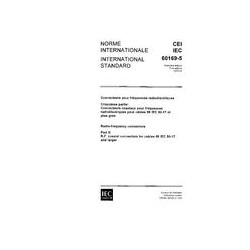 IEC 60169-5 Ed. 1.0 b:1970