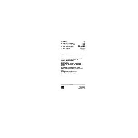 IEC 60244-2A Ed. 1.0 b:1969