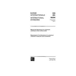IEC 60294 Ed. 1.0 b:1969