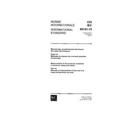 IEC 60151-15 Ed. 1.0 b:1967