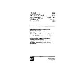 IEC 60151-11 Ed. 1.0 b:1966