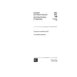 IEC 60196 Ed. 1.0 b:1965