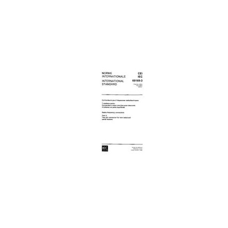IEC 60169-3 Ed. 1.0 b:1965