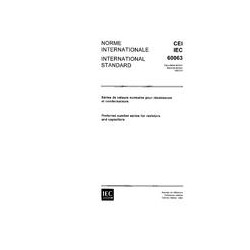 IEC 60063 Ed. 2.0 b:1963