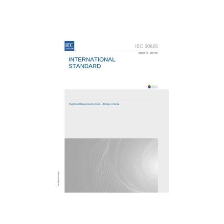 IEC 60826 Ed. 4.0 en:2017