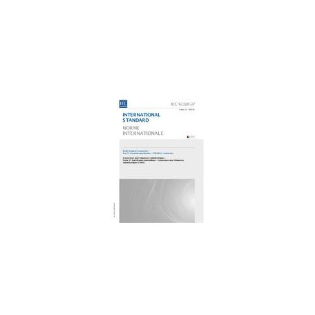 IEC 61169-37 Ed. 1.0 b:2007