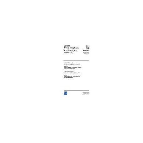 IEC 61310-1 Ed. 2.0 b:2007