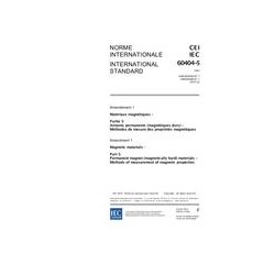 IEC 60404-5 Amd.1 Ed. 2.0 b:2007