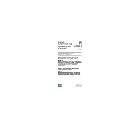 IEC 61558-2-1 Ed. 2.0 b:2007