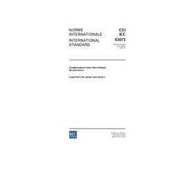 IEC 61071 Ed. 1.0 b:2007