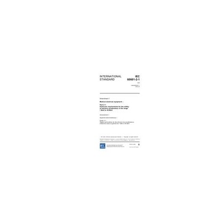 IEC 60601-2-1 Amd.1 Ed. 2.0 en:2002
