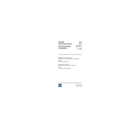 IEC 60749-3 Ed. 1.0 b:2002