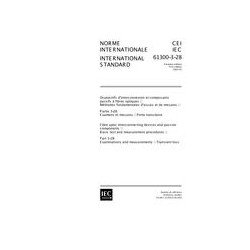 IEC 61300-3-28 Ed. 1.0 b:2002