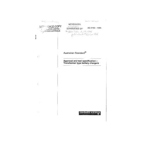 AS 3193-1995 [ Superseded ]