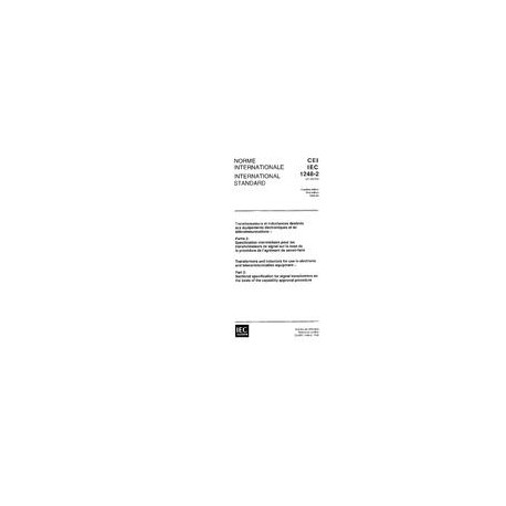 IEC 61248-2 Ed. 1.0 b:1996