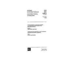 IEC 61248-1 Ed. 1.0 b:1996