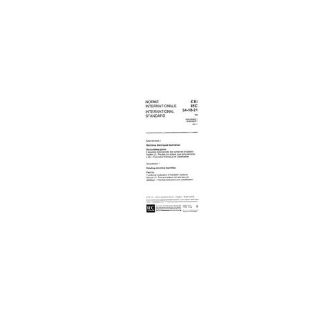 IEC 60034-18-21 Amd.1 Ed. 1.0 b:1994