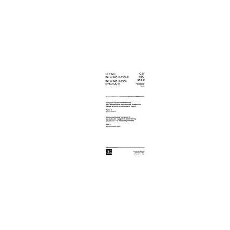 IEC 60512-9 Ed. 2.0 b:1992