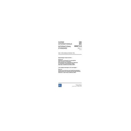 IEC 60947-5-3 Ed. 1.1 b:2005
