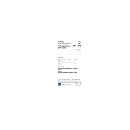 IEC 60335-2-11 Amd.1 Ed. 6.0 b:2005