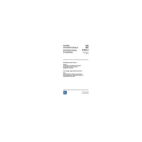 IEC 61643-1 Ed. 2.0 b:2005