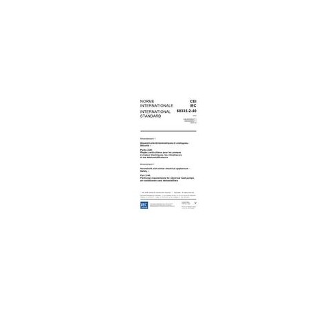 IEC 60335-2-40 Amd.1 Ed. 4.0 b:2005