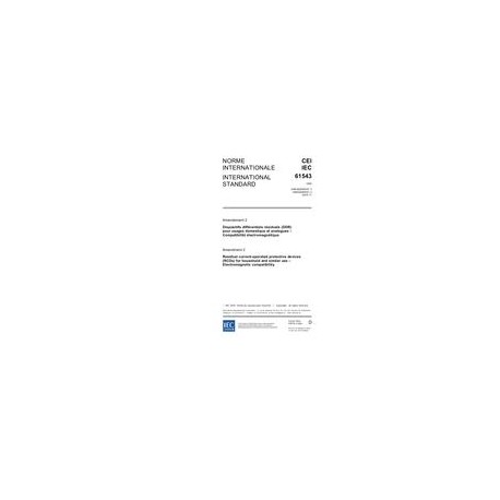 IEC 61543 Amd.2 Ed. 1.0 b:2005