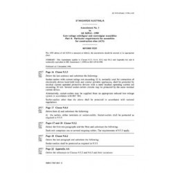 AS 3439.4-1995 AMDT 1 [ Superseded ]