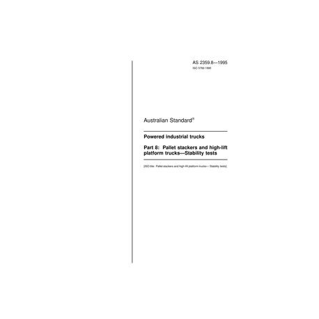 AS 2359.8-1995 [ Superseded ]