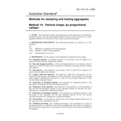 AS 1141.14-1995 [ Superseded ]
