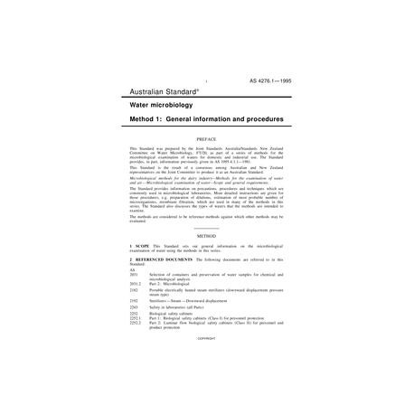 AS 4276.1-1995 [ Superseded ]