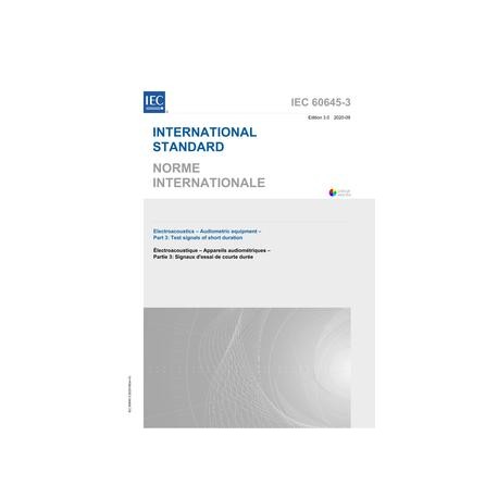 IEC 60645-3 Ed. 3.0 b:2020