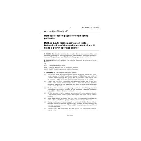 AS 1289.3.7.1-1995 [ Superseded ]