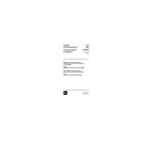 IEC 61189-1 Ed. 1.0 b:1997
