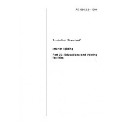 AS 1680.2.3-1994 [ Superseded ]