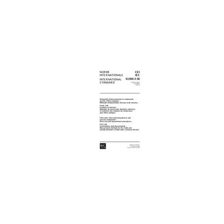 IEC 61300-3-36 Ed. 1.0 b:2000