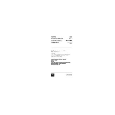 IEC 60317-49 Ed. 1.0 b:1999