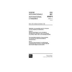 IEC 60107-5 Ed. 1.1 b:1999