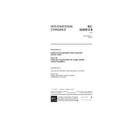 IEC 61029-2-8 Amd.1 Ed. 1.0 en:1999