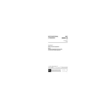 IEC 60601-2-3 Amd.1 Ed. 2.0 en:1998