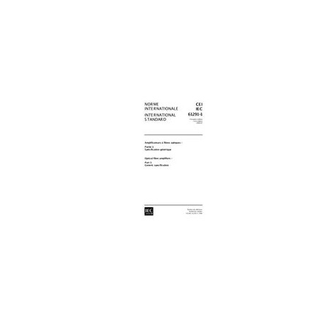 IEC 61291-1 Ed. 1.0 b:1998