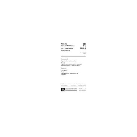 IEC 60118-1 Amd.1 Ed. 3.0 b:1998