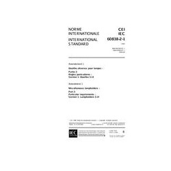 IEC 60838-2-1 Amd.1 Ed. 1.0 b:1998