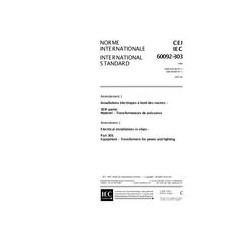 IEC 60092-303 Amd.1 Ed. 3.0 b:1997