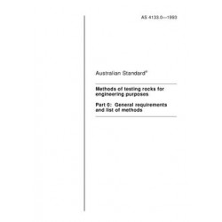 AS 4133.0-1993 [ Superseded ]