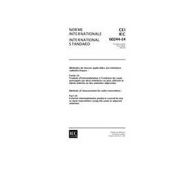 IEC 60244-14 Ed. 1.0 b:1997