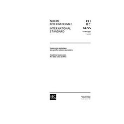 IEC 61725 Ed. 1.0 b:1997