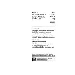 IEC 60169-10 Amd.2 Ed. 1.0 b:1996