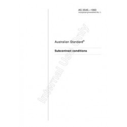 AS 2545-1993 [ Superseded ]